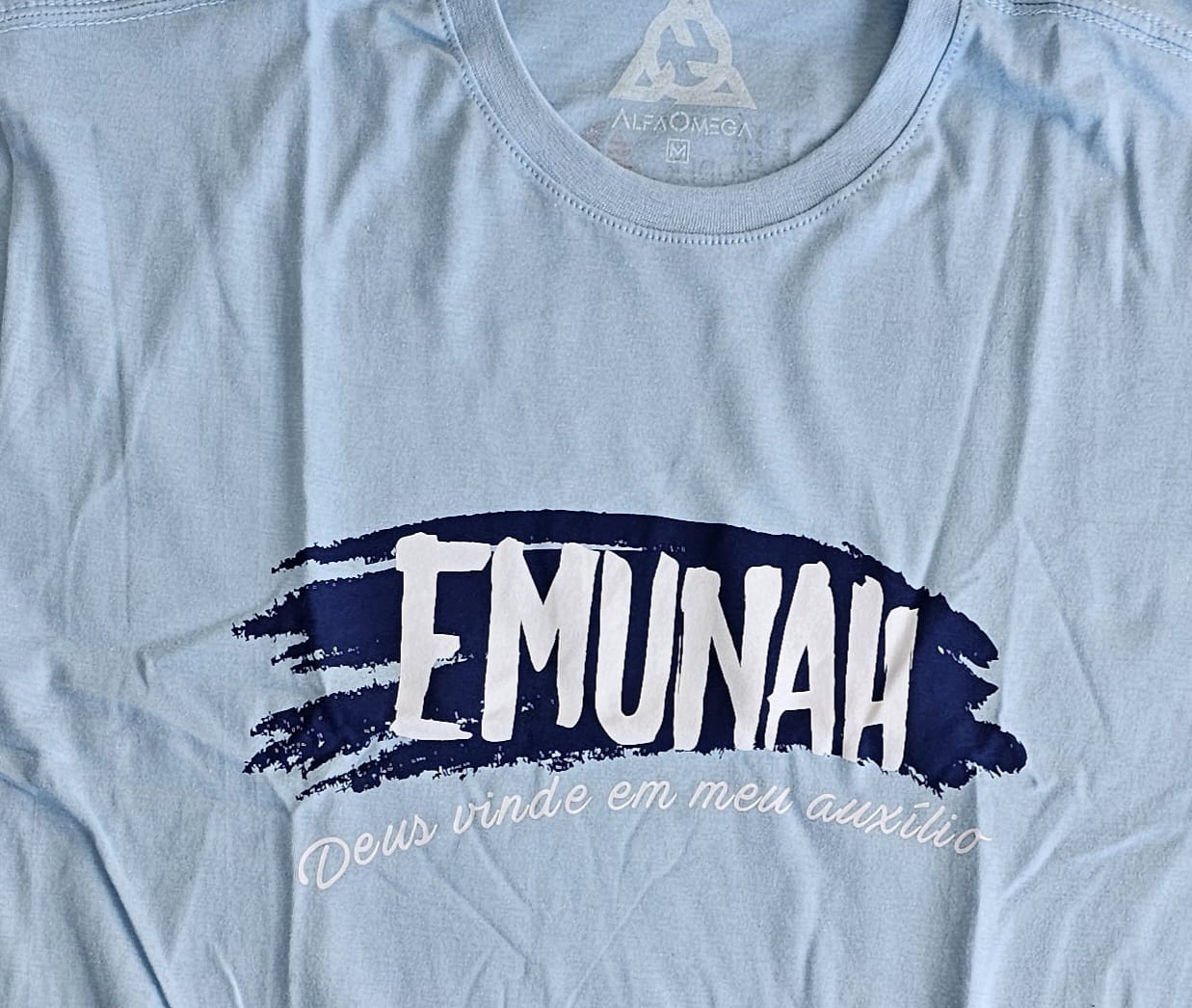 CAMISETA EMUNAH (AZUL CLARO) IRONI SPULDARO