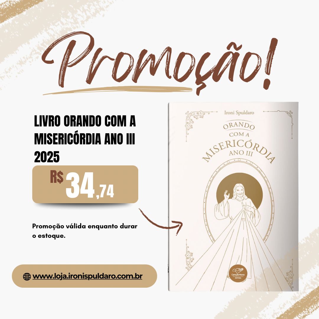 PROMOÇÃO!! LIVRO ORANDO COM A MISERICÓRDIA ANO III - 2025