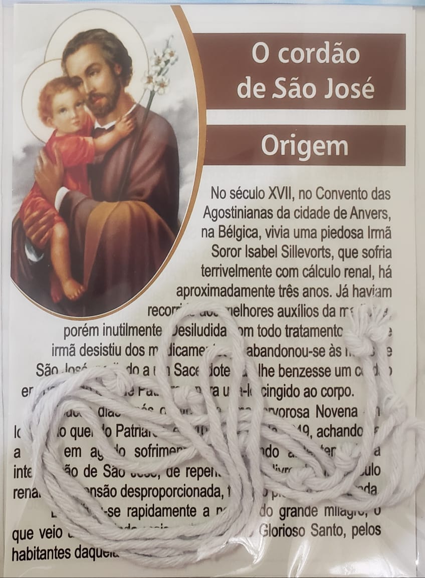 CORDÃO DE SÃO JOSÉ COM 10 UN