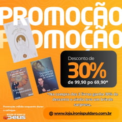 PROMOÇÃO!! LIVRO ORANDO COM A MISERICÓRDIA + VIVENDO PENTECOSTES + PASSOS PARA VIDA PESSOAL COM 30% DE DESCONTO + BRINDE SURPRESSA
