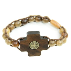 TERÇO DE PULSO MEDALHA DE SÃO BENTO